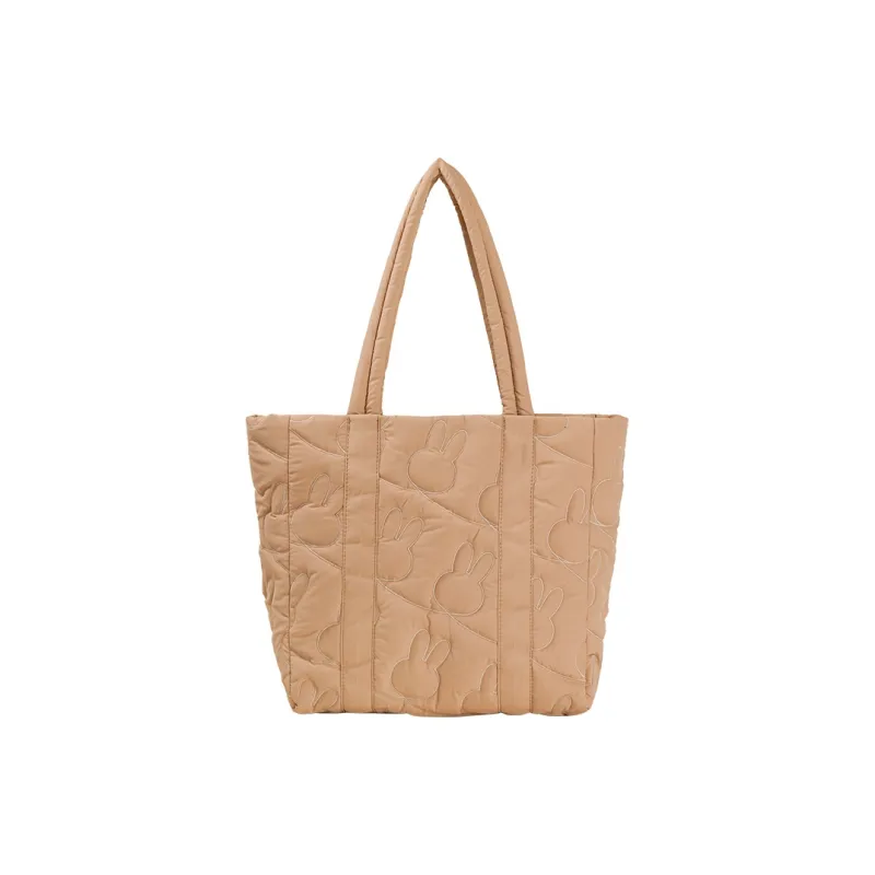 Miffy Oxford Totes Handbag Shoulder Bag Women's Ecru/Brown-9