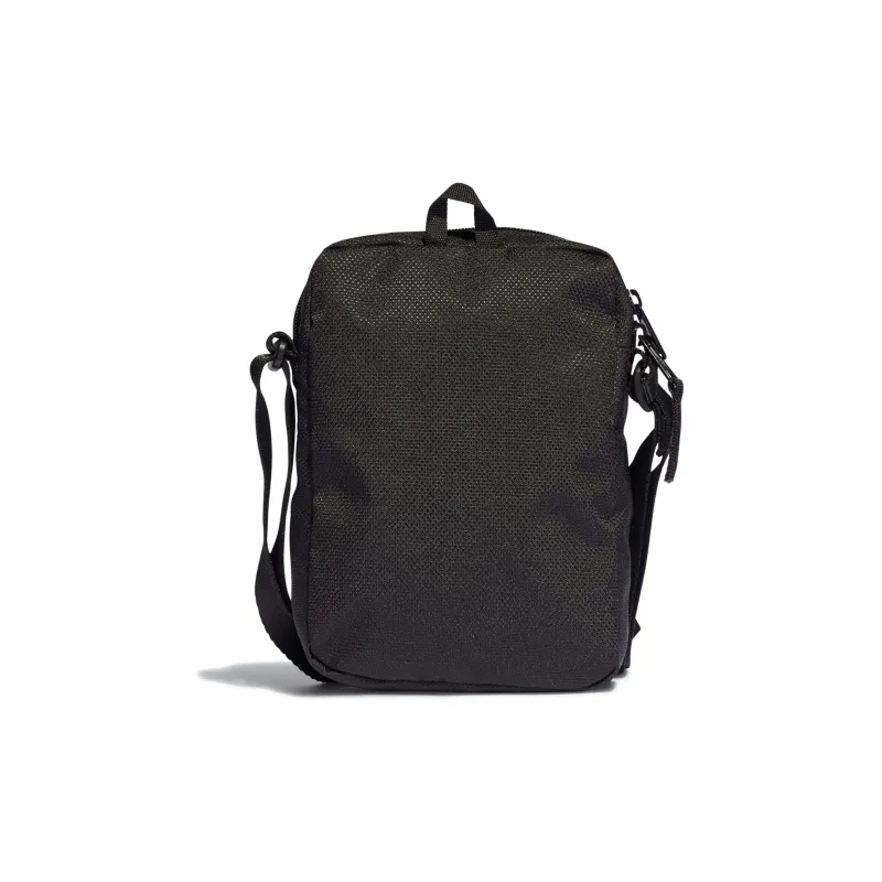 Adidas Essential Recycled Polyester Floral Fabric Shoulder Bag Crossbody Bag Regular Unisex Black-1