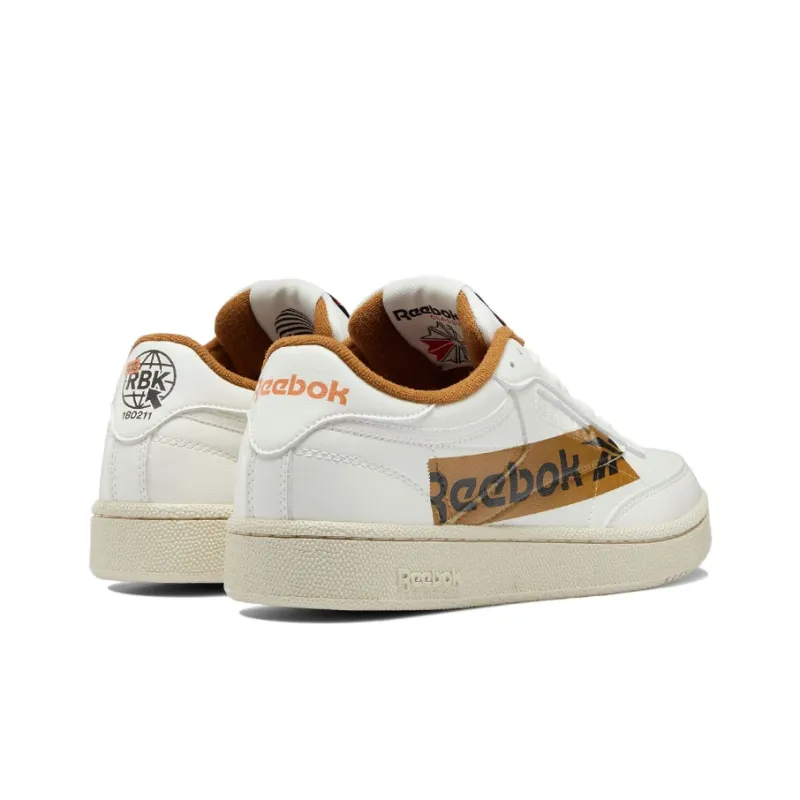 Reebok Club C 85 X BlackEyePatch 'White Brown'-4