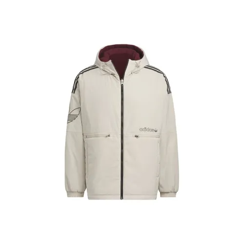 Adidas Originals Puffer Jackets Men Beige