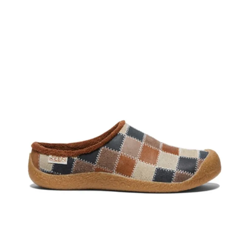 KEEN HOWSER HARVEST SLIDE LEA Durable Breathable Low-Top Casual Shoes Women's Brown-1