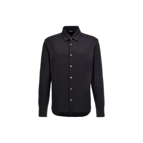 Ermenegildo Zegna Shirts Men Blue