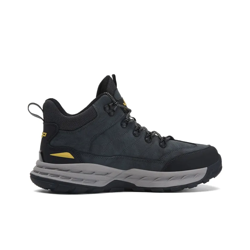 Jeep Hiking / Trekking Shoes Men Mid Top Black Gray-1