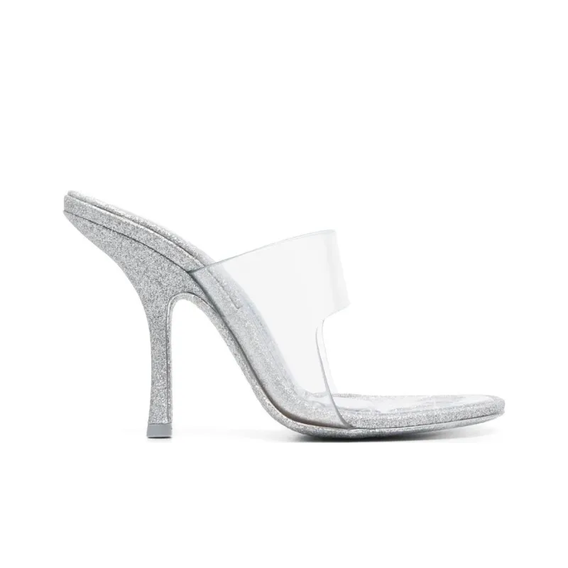 alexander wang Nudie 110mm Glitered Mules-1