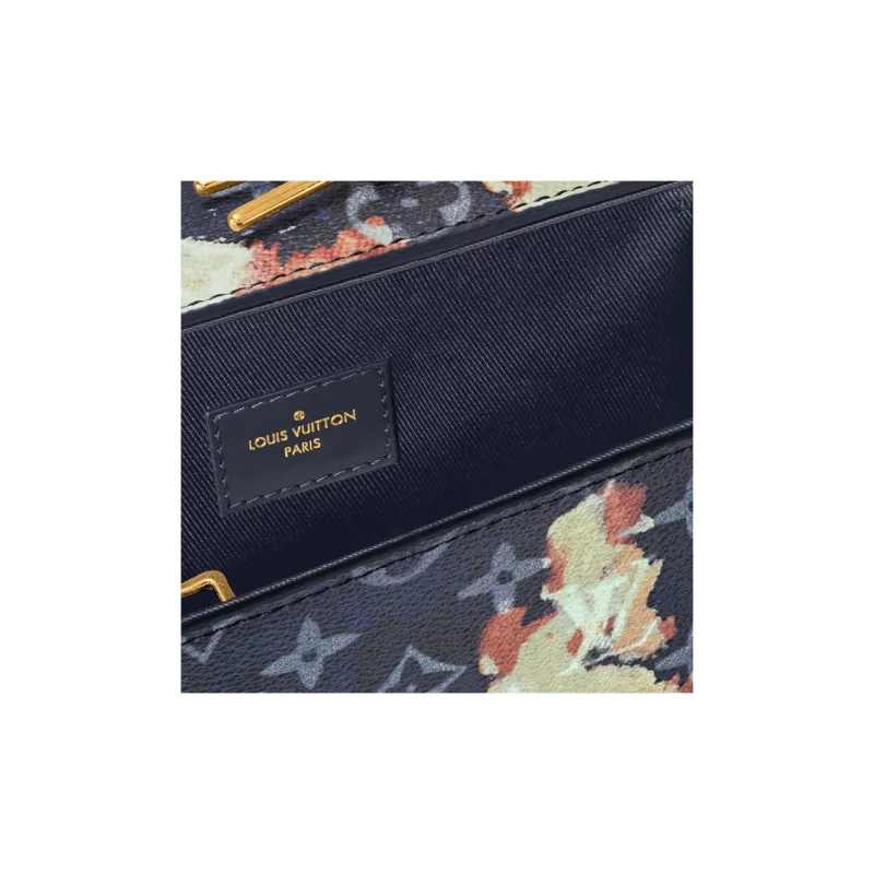LOUIS VUITTON Steamer Monogram Coated Canvas Small Box Shoulder Bag Crossbody Bag Regular Men's Ink Blue-4