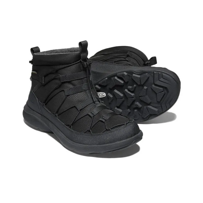 KEEN Abrasion Resistant Shock Absorbers Short Snow Boots Men's Black-1