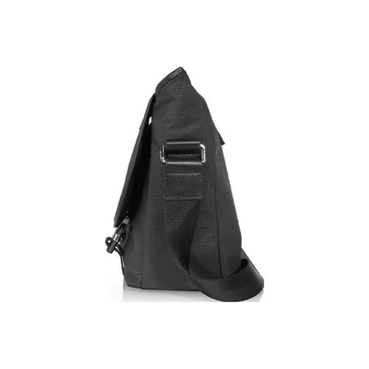 SAMSONITE Fabric With Leather Messenger Bag Shoulder Bag Crossbody Bag Men's Black-2