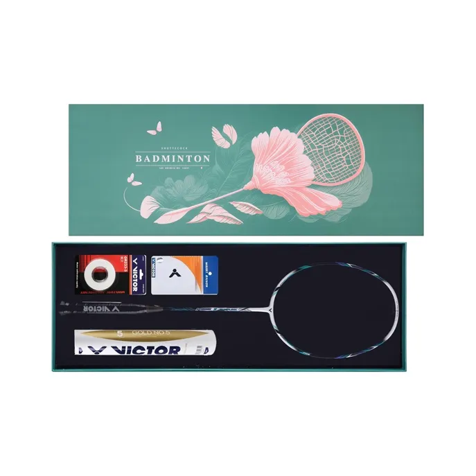 VICTOR THRUSTER K Collection TK 15 II Badminton Rackets Offensive Hard Head Advanced Level Unisex Single Grip Dark Gray-16