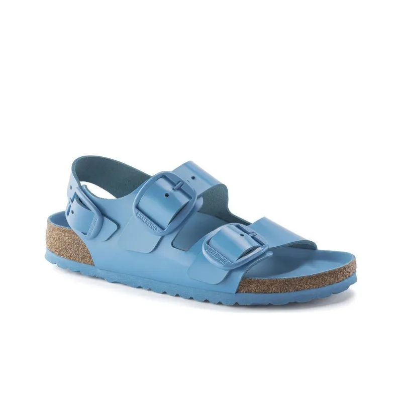 Birkenstock Milano Big Buckle Beach Sandals Women's Sky Blue Narrow Fit-1