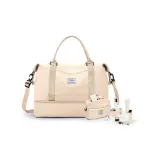 Beige[Includes Wet-Dry Separation Pocket+Independent Shoe Compartment]