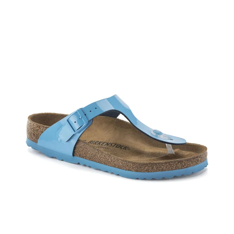 Birkenstock Gizeh Flip Flops Women's Blue Narrow Fit-1