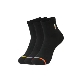 Skechers Supermarket Series Mid-Calf Socks Unisex Black/Black/Black