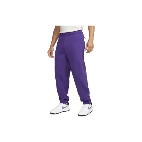 Nike Knitted Sweatpants Men Purple