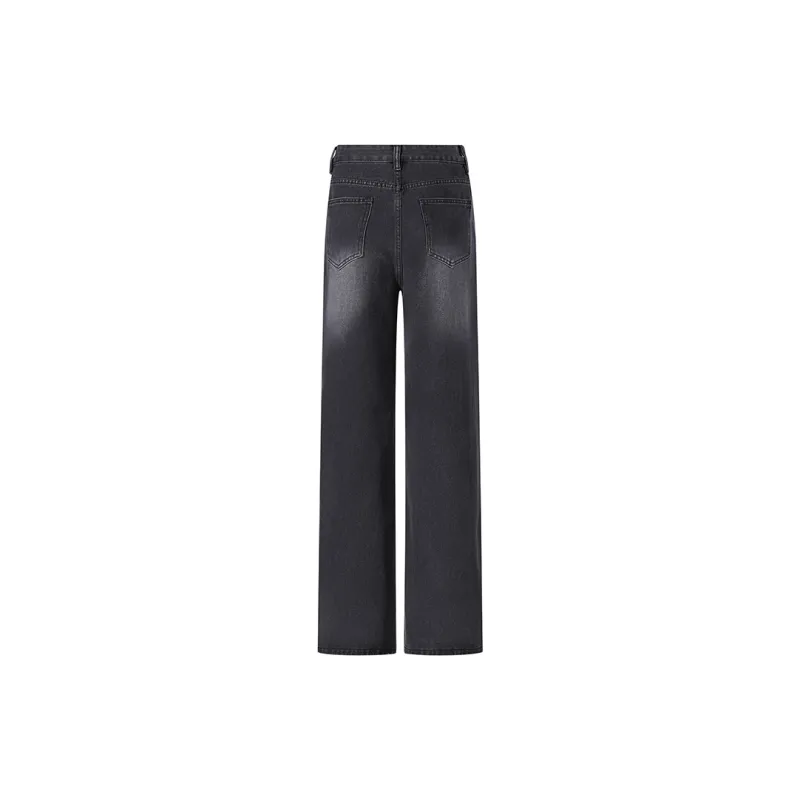Wen Shan Jeans Women's Black Gray-1