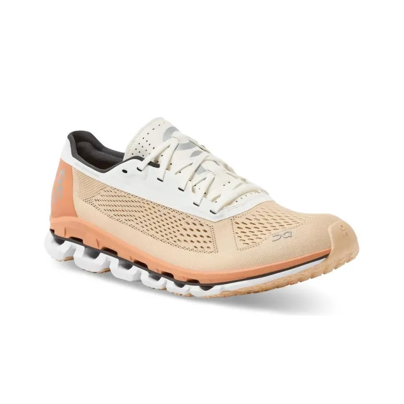 On Cloudboom Slip Resistant Low Top Athletic Shoes Women's White Orange-2