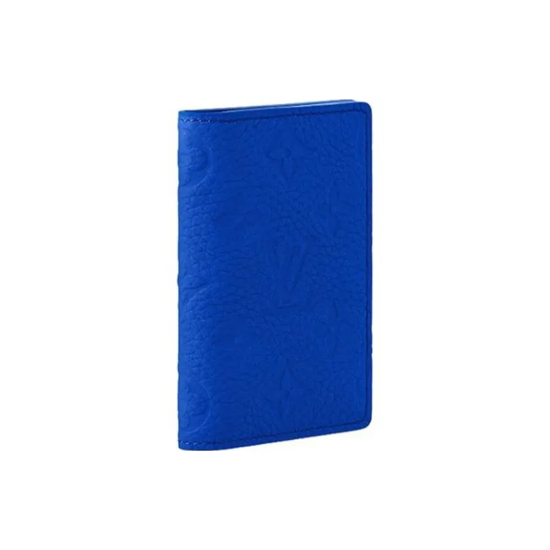 LOUIS VUITTON Pocket Organizer Taurillon Colormania Blue-1