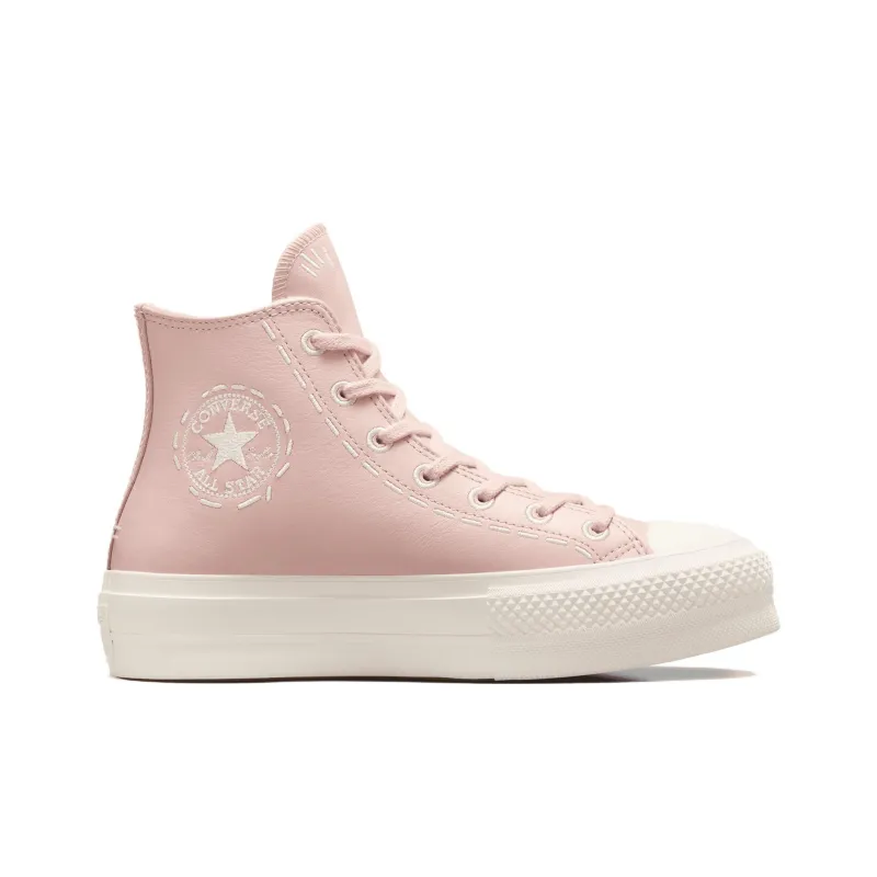 Converse Women's Chuck Taylor All Star Lift Platform High 'Bold Stitch Pink Sage' Women's-1