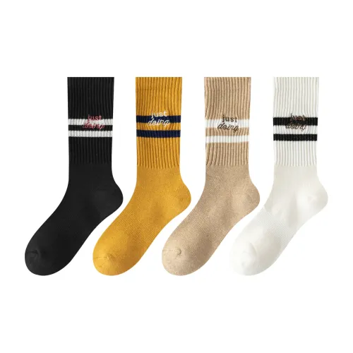 AUGUST Mid-Calf Socks Women's 4 Pack