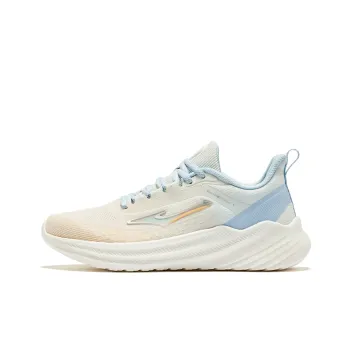 Erke ChengFeng 2.0 Cushioning Wear Resistant Low Top Running Shoes Women's Microcrystal White Jelly Orange