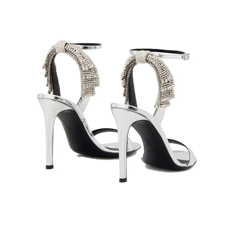 giuseppe zanotti Jamila 105mm Leather Sandals-3