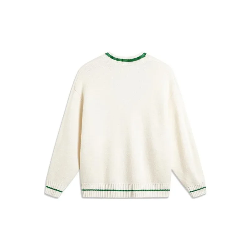 LiNing Chinese Culture Series Knitwear Men's Standard White-1