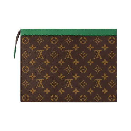 LOUIS VUITTON Pochette Voyage MM Colormania Green