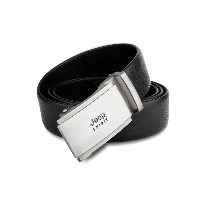 JEEP SPIRIT Automatic Buckle Business Trendy For Young People Cow Leather Leather Belts Men's Width  3.5cm-3