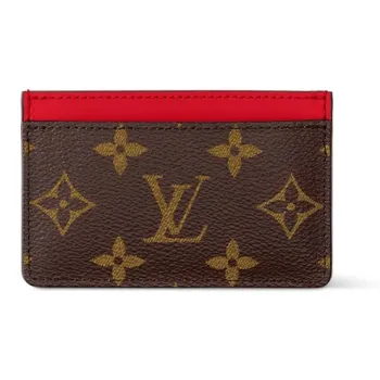 LOUIS VUITTON Card Holder Pm Colormania Red