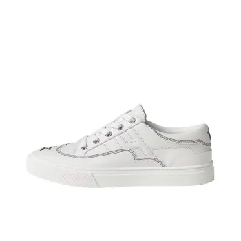 HERMES Low Top Skateboard Shoes Women's White