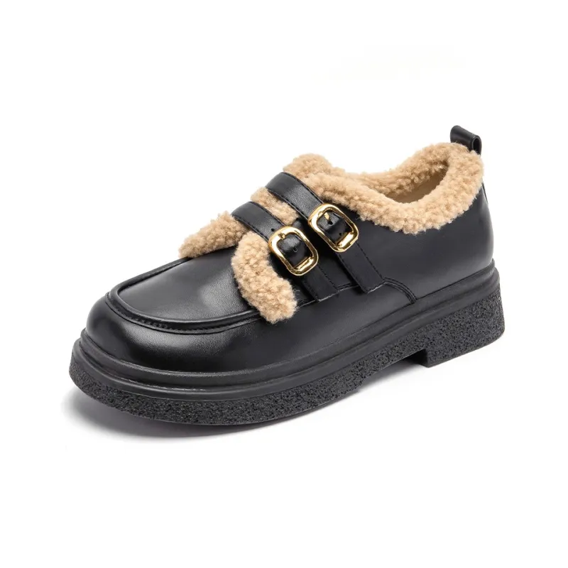 AGSDON Loafers Women's Black/Brown/Beige/Coffee-14