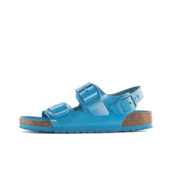 Birkenstock Milano Big Buckle Beach Sandals Women's Sky Blue Narrow Fit