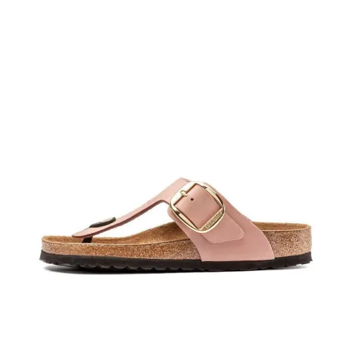 Birkenstock Gizeh Big Buckle Quick-Drying Quiet Flip Flops Women's Pink