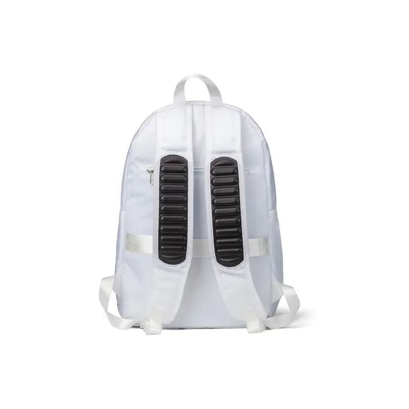 LOVERPUSS Polyester Backpack Unisex Dazzling Color White-3