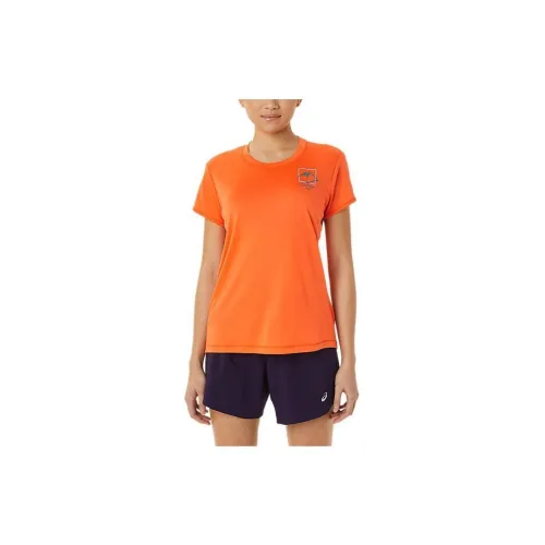 Asics FUJITRAIL T-Shirts Women's Orange