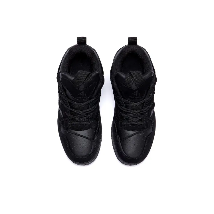 A1 Wear-Resistant Height Increasing Low-Top Puffy Skateboard Shoes Unisex-45
