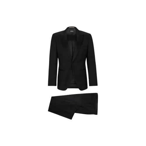 HUGO BOSS Business Suits Men Black