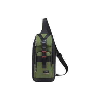 SAMSONITE Nylon Shoulder Bag Crossbody Bag Fanny Pack Sling Bag Regular Men's Dark Green