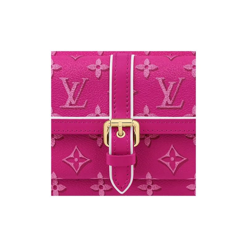 LOUIS VUITTON Maxi Multi Pochette Accessoires Fuchsia Pink-4