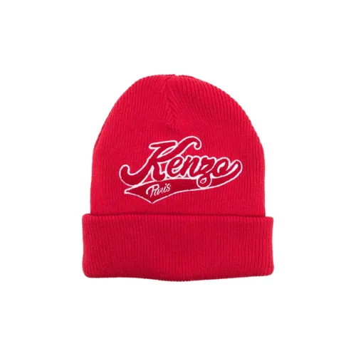 KENZO Kids Logo-patch Ribbed-knit Beanie