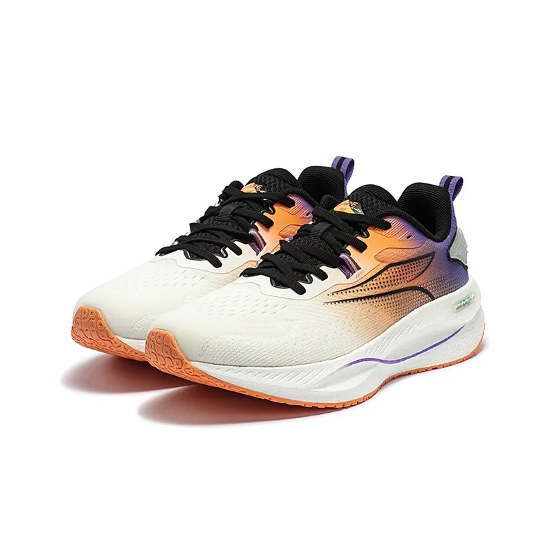 361° Cushioned Wear Resistant Breathable Lightweight Low Top Sprint Running Shoes Men's Sweet Pie Orange-2