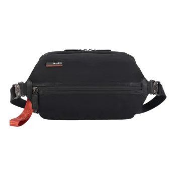 SAMSONITE Nylon Sling Bags Shoulder Bags Fanny Pack Men's Black