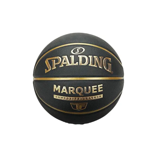 SPALDING TF Collection 77 257Y PU Basketball Black Gold Size 7 Training Unisex