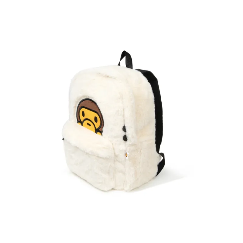 Aape Polyester Polyester Backpack Regular Unisex Brown/White-4