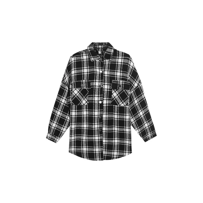 Zeng Xiaoxian Shirt Women's Black White-1