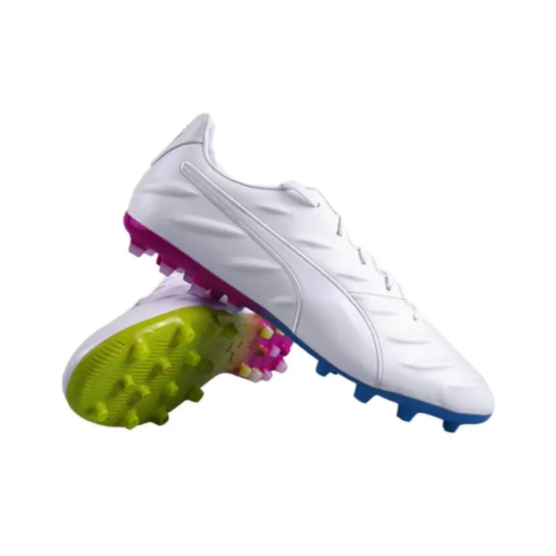 PUMA King Pro 21 Mg 'White Blue Pink'-2