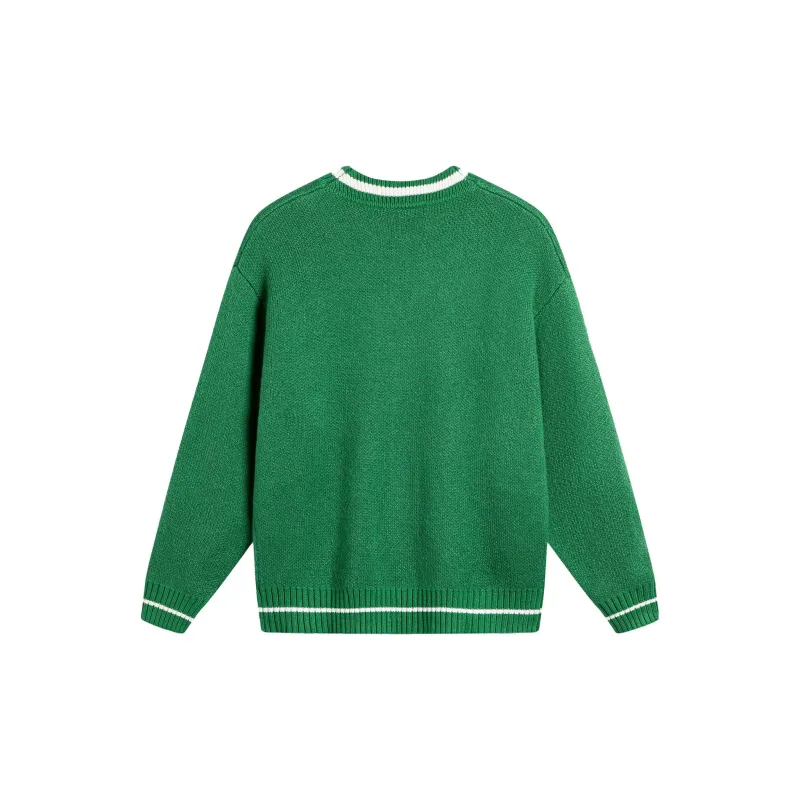 LiNing Sports Life Collection Knitwear Men's Turquoise Scallion Green-1