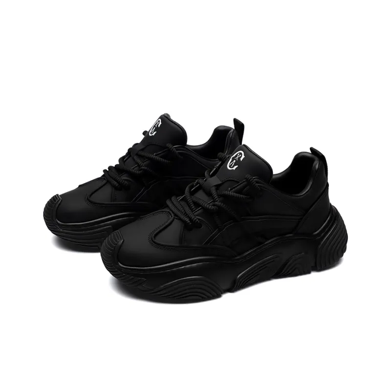 CHARRIOL Low-Top Chunky Sneakers Men's Black-2