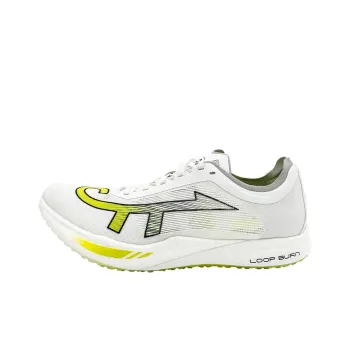 LOOP BURN 100pro 4.0 Wear Resistant Support Lightweight Low Top Running Shoes Unisex Gradual White