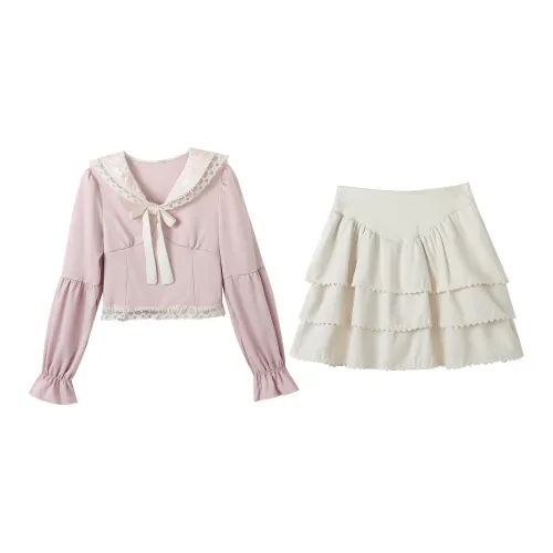 Udon House Two Piece Skirt Sets Women's