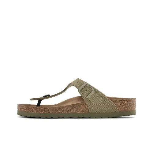 Birkenstock Flip Flops Women's Khaki Narrow Fit